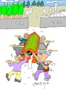 Cartoon: butterfly effect (small) by yasar kemal turan tagged butterfly,effect