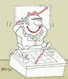 Cartoon: cause of happiness (small) by yasar kemal turan tagged cause,of,happiness