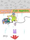 Cartoon: curling (small) by yasar kemal turan tagged curling