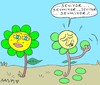 Cartoon: likes do not love (small) by yasar kemal turan tagged daisy,fal