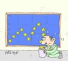 Cartoon: depression (small) by yasar kemal turan tagged depression,european,union,economy