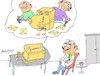 Cartoon: difficult process (small) by yasar kemal turan tagged difficult,process