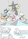 Cartoon: extinction (small) by yasar kemal turan tagged extinction