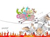 Cartoon: heaven of children (small) by yasar kemal turan tagged heaven,of,children