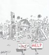 Cartoon: help ! (small) by yasar kemal turan tagged help