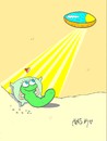 Cartoon: home-peace (small) by yasar kemal turan tagged home love hot peace apple worm founded sun