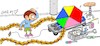 Cartoon: kids with kite hearts (small) by yasar kemal turan tagged kids,with,kite,hearts