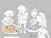Cartoon: last meal (small) by yasar kemal turan tagged last,meal