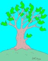 Cartoon: leaves in turkey (small) by yasar kemal turan tagged leaves,in,turkey