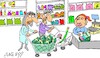 Cartoon: money counting machine (small) by yasar kemal turan tagged money,counting,machine