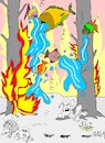 Cartoon: nature understands (small) by yasar kemal turan tagged nature,understands