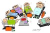 Cartoon: new aesthetics (small) by yasar kemal turan tagged new,aesthetics