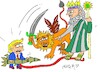 Cartoon: Persian Empire (small) by yasar kemal turan tagged persian,empire