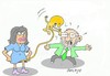 Cartoon: scientist bigot (small) by yasar kemal turan tagged scientist,bigot