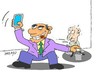 Cartoon: supporting document (small) by yasar kemal turan tagged supporting,document