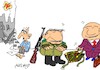 Cartoon: War Barons (small) by yasar kemal turan tagged war,barons