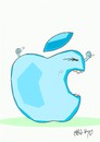 Cartoon: sleep -yawn (small) by yasar kemal turan tagged apple iphone jobs sleep yawn