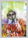 Cartoon: burning matrioshka (small) by annatarah tagged russian doll burning ornaments fire