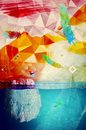 Cartoon: Weightless (small) by alesza tagged taketencontest,adobe,adobestock,photomanipulation,abstract,weightless,colorful,colourful,collage,design,graphic