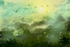 Cartoon: Where the Forest breathes (small) by alesza tagged forest wald woods ipadart procreate landscape scenery