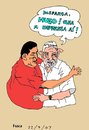 Cartoon: Lula is a puppet of Chavez (small) by Fusca tagged corruption third world terrorism narcogovernments