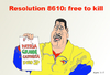 Cartoon: Maduro the Venezuelan Dictator (small) by Fusca tagged terror,bolivarian,dictatorship,tyrant,castro,communism