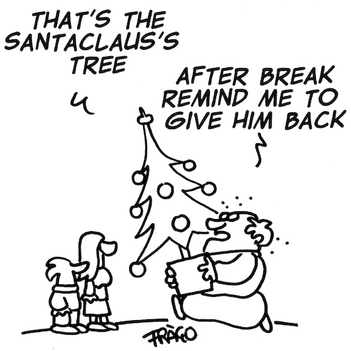 Cartoon: santa claus tree (medium) by fragocomics tagged santa,claus,tree,christmas,xmas,new,year,celebration,santa,claus,tree,christmas,xmas,new,year,celebration