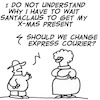 Cartoon: x-mas present (small) by fragocomics tagged xmas,christmax,santaclaus,december