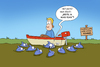 Cartoon: Piranha-Abitur (small) by ChristianP tagged piranha