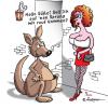 Cartoon: Auf einen Sprung (small) by rpeter tagged sex känguruh hure rotlicht
