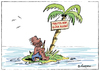 Cartoon: Ohne Worte (small) by rpeter tagged palme insel inselwitz heim trautes