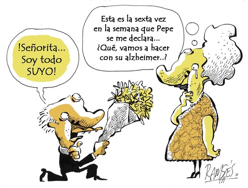 Cartoon: Alzheimer (medium) by Ramses tagged health