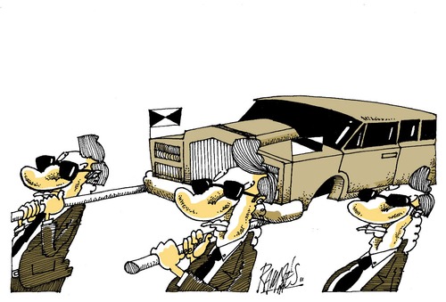 Cartoon: Chariot (medium) by Ramses tagged crisis,oil