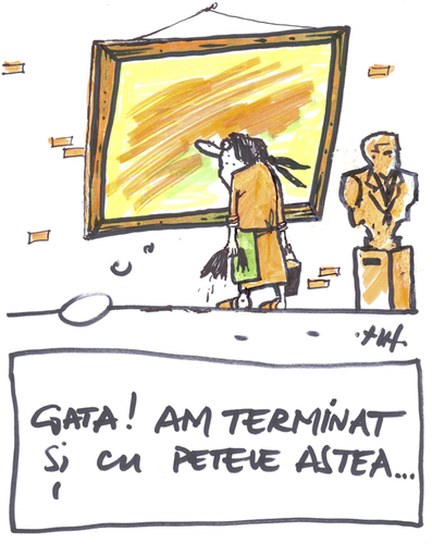 Cartoon: Cleaning (medium) by Monica Zanet tagged museen,free,zanet