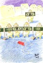 Cartoon: Accident (small) by boa tagged painting,cartoon,boa,comic,humor,romania,funny