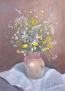 Cartoon: Flowers (small) by boa tagged painting,color,oil,boa,romania,painter,landscape