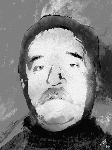 Cartoon: Milivoje Midzovic (medium) by Zoran Spasojevic tagged collage,serbia,kragujevac,zoran,spasojevic,emailart,paske,man,digital,portrait,midzovic,milivoje