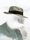 Cartoon: Portrait of a leader with a hat (small) by Zoran Spasojevic tagged emailart,digital,collage,man,graphics