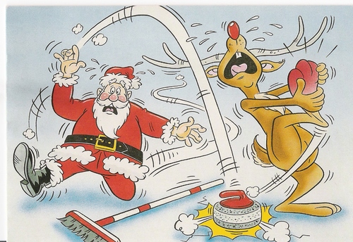 Cartoon: Santa (medium) by fieldtoonz tagged christmas,rudolph,santa