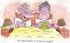 Cartoon: old couple (small) by fieldtoonz tagged gag cartoon