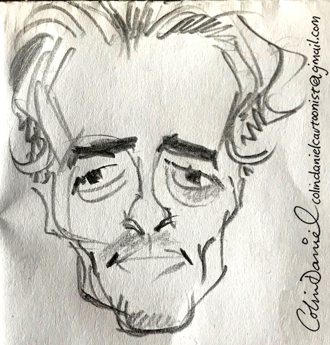 Cartoon: Adam Campbell caricature (medium) by Colin A Daniel tagged adam,campbell,caricature