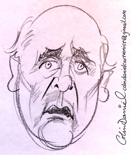 Cartoon: Bo Brundin caricature (medium) by Colin A Daniel tagged bo,brundin,caricature