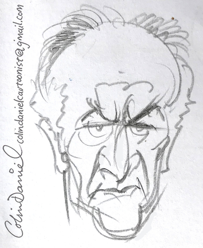 Cartoon: Frank Campanella caricature (medium) by Colin A Daniel tagged frank,campanella,caricature