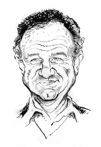 Cartoon: Gene Hackman caricature (medium) by Colin A Daniel tagged gene,hackman,caricature,colin,daniel
