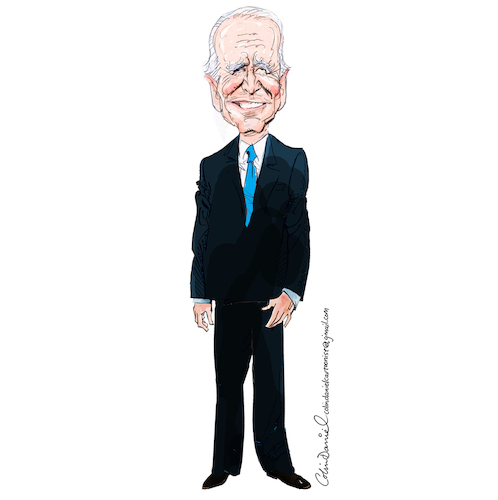 Cartoon: Joe Biden caricature (medium) by Colin A Daniel tagged joe,biden,caricature