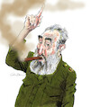 Cartoon: Fidel Castro caricature (small) by Colin A Daniel tagged fidel,castro,caricature,colin,daniel
