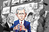 Cartoon: George W Bush caricature (small) by Colin A Daniel tagged george,bush,john,wayne,sylvester,stallone,donald,rumsfeld,caricature,colin,daniel