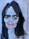 Julie Carmen caricature (small) Cartoon: Julie Carmen caricature (small) by Colin A Daniel tagged julie,carmen,caricature,cartoon,drawing