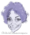 Cartoon: Margaret Avery caricature (small) by Colin A Daniel tagged margaret,avery,caricature