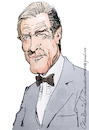 Cartoon: Roger Moore caricature (small) by Colin A Daniel tagged roger,moore,caricature,cartoon,illustration,drawing,1983